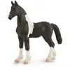 Collecta poulain Barock Pinto junior 11 cm caoutchouc noir/blanc