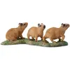 Collecta animaux sauvages : cochon d'eau 25 cm brun 3 pièces