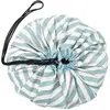 Sac à jouets et tapis de jeux 2 en 1 Rayures vertes Play & Go