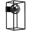 Elements Lighting Applique murale métal verre pour salle de bain h27cm gris