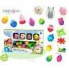Jeu d'éveil Lalaboom Boite de perles éducatives 4 animaux 41 pièces