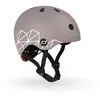 SCOOT AND RIDE Casque XXS-S lifestyle lignes taupe
