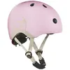 Casque enfant XXS rose ajustable Scoot and Ride