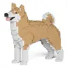 Jekca Blocs De Construction -chien Akita Inu Beige