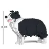 Jekca Jecka Blocs De Construction Chien Border Collie Noir