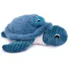 TriAction Toys Peluche Ptipotos tortue maman/bébé bleue