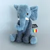 TriAction Toys Peluche Éléphant Bleu Dimoitou Les Ptipotos - Les Déglingos