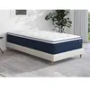 Matelas ressorts ensachés et surmatelas intégré ALTIER - DREAMEA - 80x...