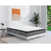 Matelas ressorts ensachés et mémoire de forme - DREAMEA - ILLUSION - 1...