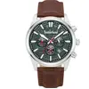 Timberland Montre Duo-time Bridge - Extension Brown Silver