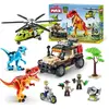 ZURU Set de construction - Dino Adventure Dino Hunt - Aventure Préhistorique avec Dinosaures et Véhicules - 592 pièces