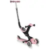 Globber Trottinette Evolutive  Go Up Deluxe - Rose Pastel Pour Enfant