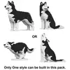 Jekca Blocs De Construction - Chien Husky (4 En 1) Noir Standard