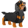 Jekca Blocs De Construction - Mini Teckel Noir Et Feu