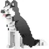 Jekca Blocs De Construction - Mini Husky Noir
