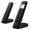 Philips M4702B/12-2 Téléphones fixes sans fil DECT, écran 4,6 cm, écra...