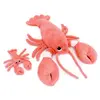 Peluche Ptipotos Homard Maman/Bebe ROSE Les Déglingos