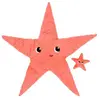 Peluche Ptipotos Etoile de mer Maman/Bebe ROSE Les Déglingos