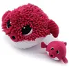 Peluche blowfish maman-bébé betterave Ptipotos Les Déglingos