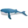 Peluche Gravillou baleine maman et bébé Les Ptipotos bleu
