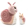 Peluche Speedou l'escargot maman et bébé rose (25 cm)