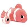 Peluche Bigou maman et bébé Les Ptipotos Corail (38 cm)