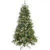 Evergreen Sapin de Noël Sherwood épicéa avec LED 210 cm de haut Ø 134 ...