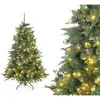 Evergreen Arbre de Noël artificiel Mesa épicéa incl. LED vert 180 cm