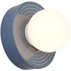 ELEMENTS LIGHTING - Applique Alicia - Bleu - Verre opalin