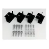 EcoFlow - Kit de montage de pieds de nivellement - noir