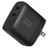 Chargeur rapide Native Union GaN PD 67 W Double USB-C Noir