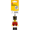 Lego Porte-clés avec lumière LED Motif casse-noisette, blanc, 9cm