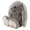 Peluche Lapin Gris - KALOO - Rouge Kaloo - Douceur exceptionnelle - 23x12x38cm