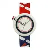 Montres mixtes Bracelet Silicone Rouge 38-6081-003