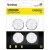 Lot De 4 Piles Uniross Cr2025
