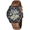Montre - Earnshaw - ES-8006-10 - Cuir noir - Automatique - Étanchéité 5 ATM