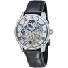 Montre - Earnshaw - ES-8006-01 - Argenté - Cuir Noir - Mécanique