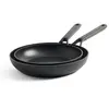 KitchenAid 2 Poêle à frire en aluminium avec revêtement antiadhésif 24cm & 28cm