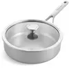 KitchenAid - Sauteuse avec couvercle Multiply induction grise - D.24 cm T.U