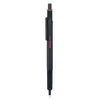 Stylo à bille Rotring 600 Recharge bleue Pointe moyenne Noir