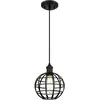 Westinghouse Lighting 6105040 Suspension cage ronde E27 Acier Noir mat