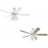 Westinghouse Lighting Ventilateur de plafond Barnett Blanc 122 cm avec LED