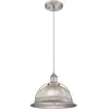 Westinghouse Suspension retro Nickel et Verre Clair 1 Ampoule