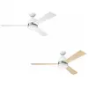 Ventilateur de plafond Tristan Blanc avec éclairage