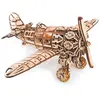 Graines Creatives Maquette 3D En Bois - Avion 42 Cm - EWA - Puzzle Mécanique - 346 Pièces