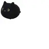 Peluche chat Pour les enfants 30cm -Noir