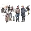 WWII German Luftwaffe Pilots and Ground Personnel in Winter Uniform (5...