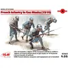 French Infantry In Gas Masks 1918 - 1:35e - Icm