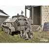 LTEBLO Maquette Ambulance et Figurines : WWII German Ambulance