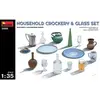 Household Crockery & Glass Set - 1:35e - Miniart